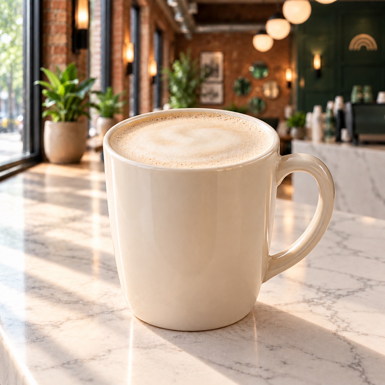 Illustrative Tea Latte — approved menu image