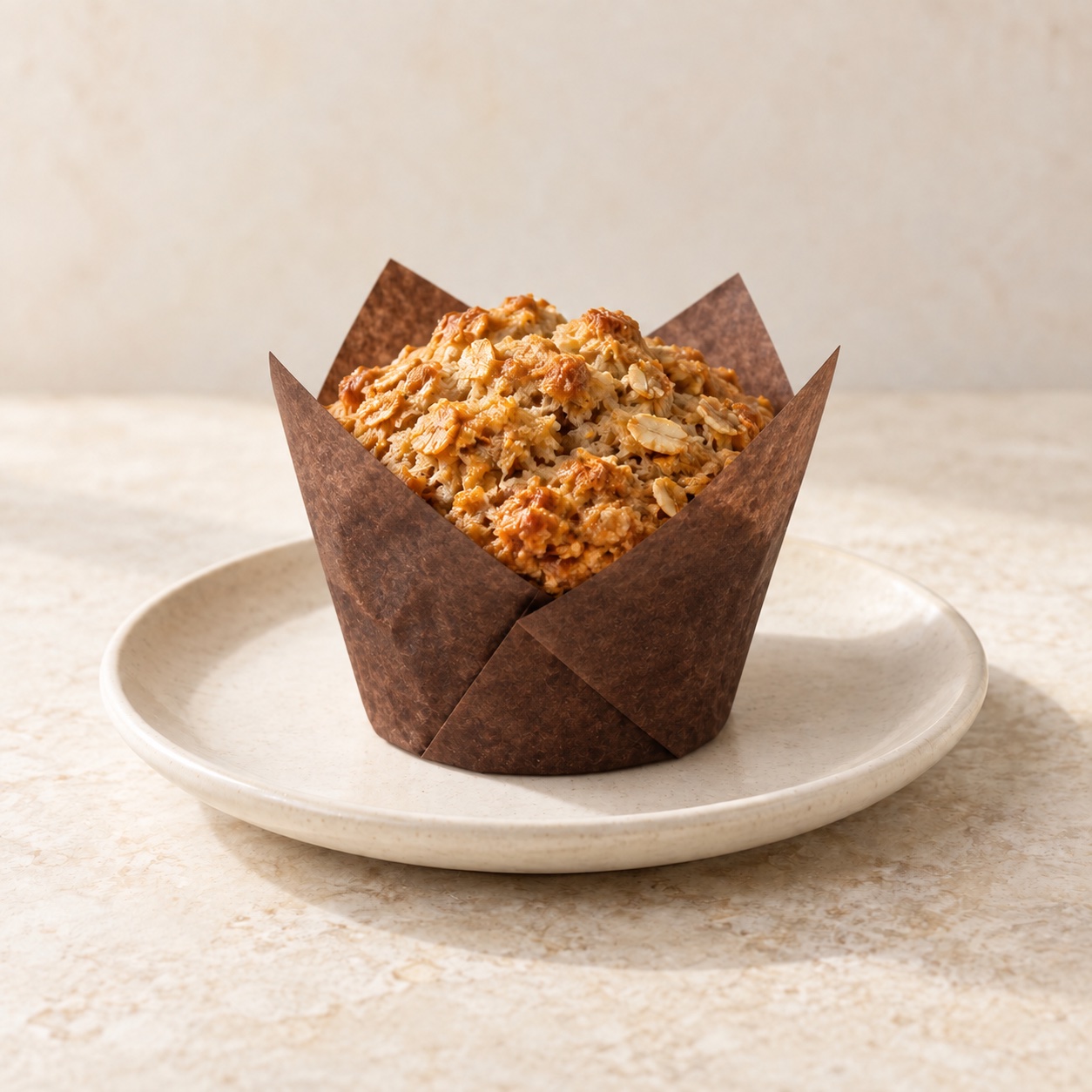 Illustrative Apple Cider Protein Muffin — approved menu image