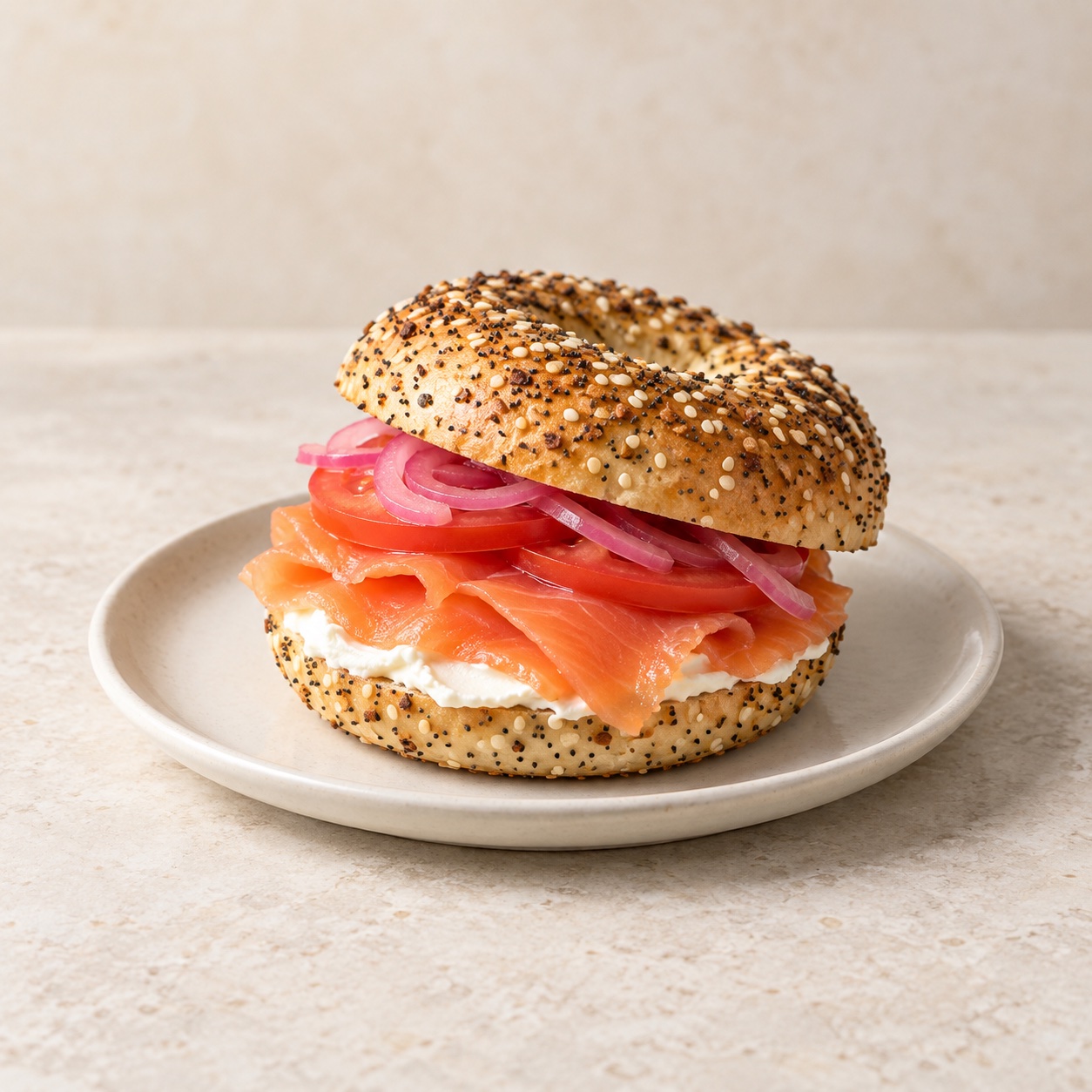 Illustrative Lox — approved menu image